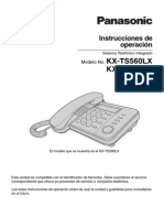 manual panasonic KX-TS560LX