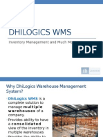 DhiLogics Warehouse Management System