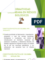 Normatividad Colombiana en Riesgo Biologico