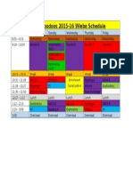 Wiebe 2015-16 Weekly Schedule