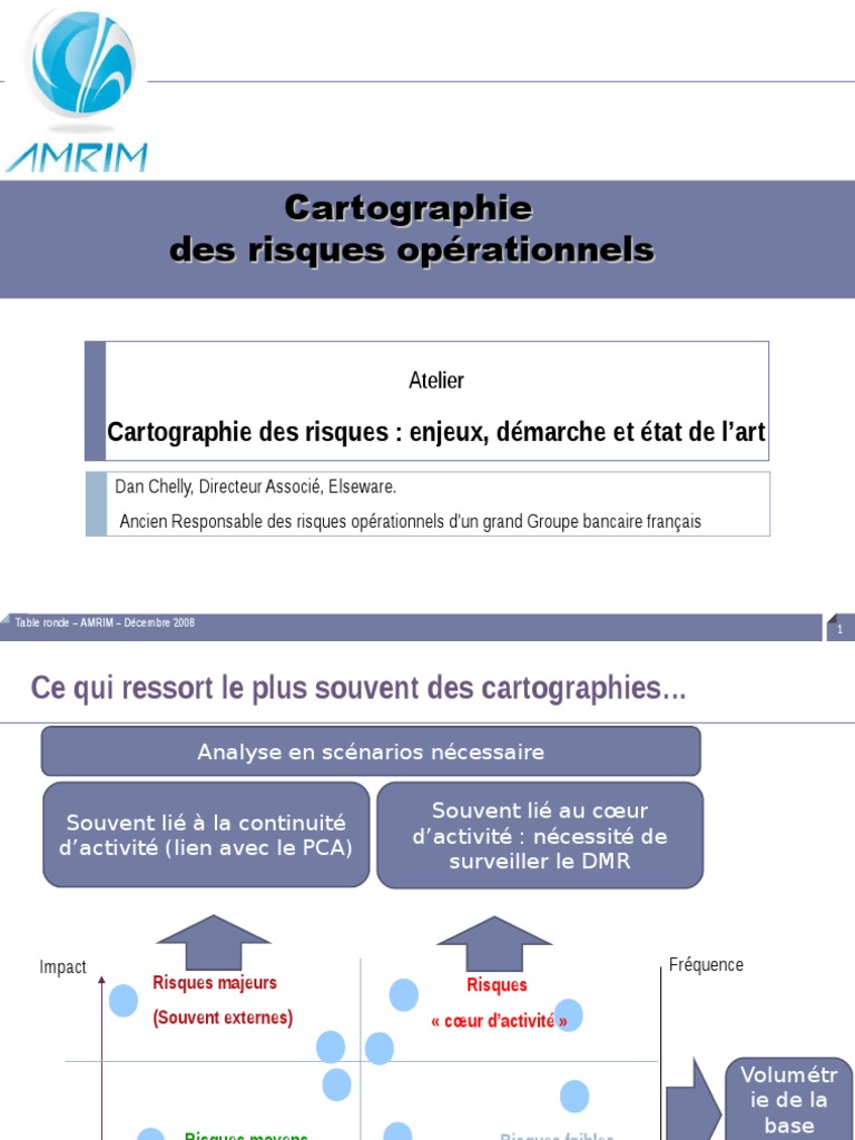 Cartographie des Risques Opérationnels | PDF | Risque opérationnel ...