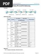 Download 7325 Packet Tracer - Verifying IPv4 and IPv6 Addressing by Ed McCawley SN283179349 doc pdf