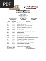 Download 2010 Race Track Schedules by Jeremy Fox SN28318292 doc pdf