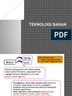 Pertemuan I Teknologi Bahan