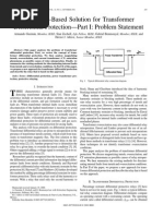 A Current-Based Solution for Transformer Differential Protection—Part I Problem Statement