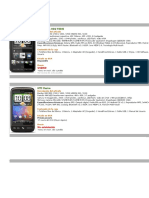 Catalogo HTC y iPhone Apple