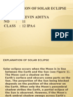 Explanation of Solar Eclipse 2