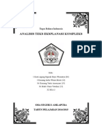 Analisis Teks Eksplanasi Kompleks