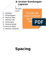 Format Laporan Thesis