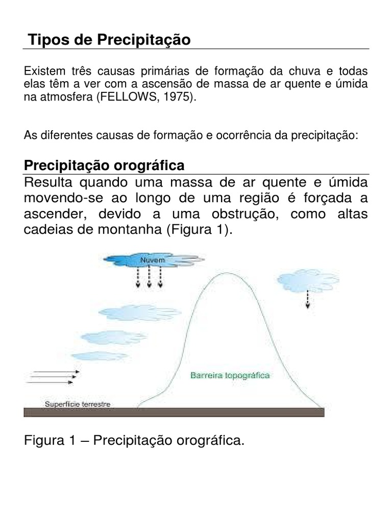 Tipos de Chuva | PDF | Precipitação | Convecção