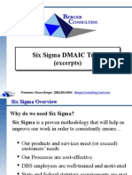 Berger Consulting 3.1b Six Sigma DMAIC Training Overview Excerpts-3!19!09
