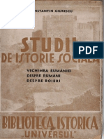 Constantin Giurescu - Studii de Istorie Sociala