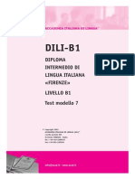 Ail Dili-B1 Test Modello 7