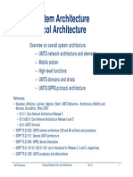 UMTS System Architecture and Protocol Architecture