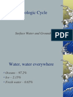 Hydrologic Cycle: Surface Water and Groundwater