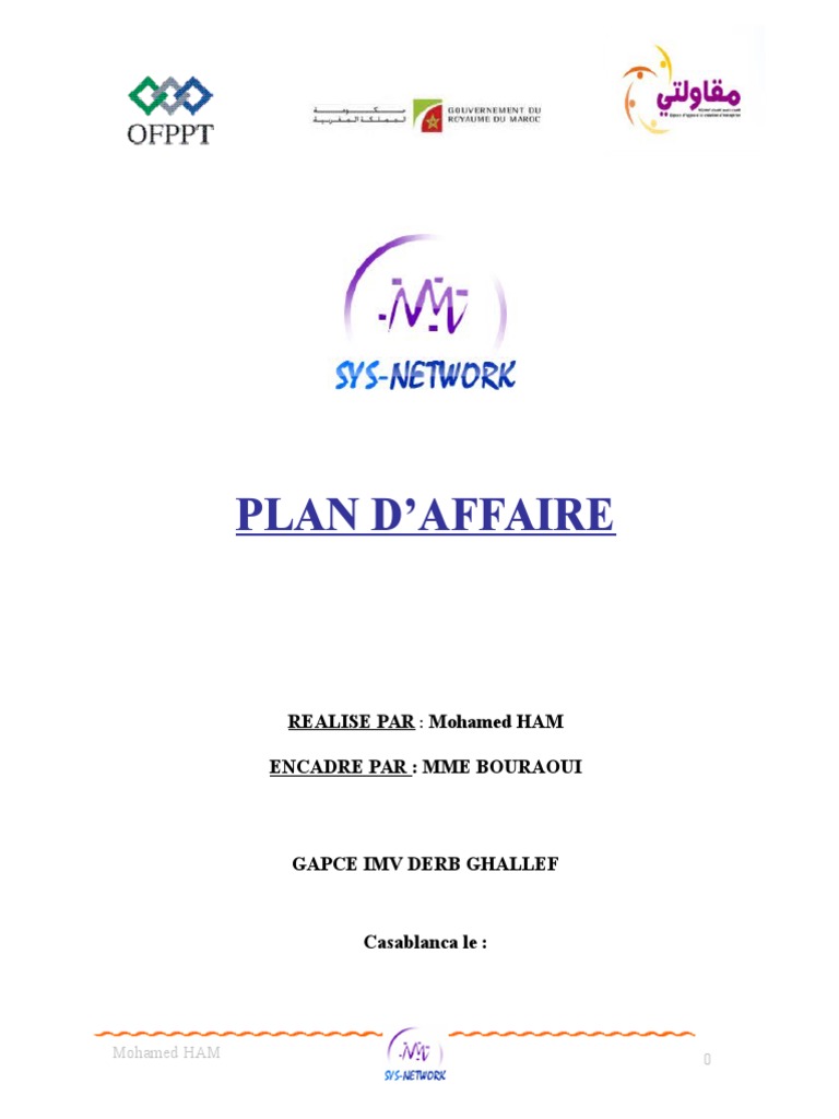 Exemple de business plan restaurant rédigé pdf image