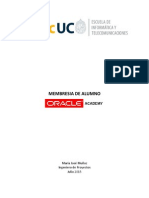 Membresia Alumno Oracle DUOC