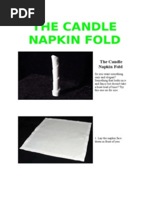 Cara Lipat Napkin