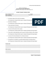 Batangas State University: Ojt Form 8 Student-Trainees Feedback Form