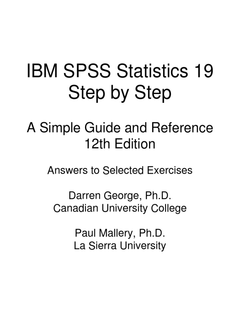 MANOVA Analysis in SPSS Guide | PDF | Errors And Residuals | Student's ...