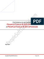 Difference Between PeopleTools 8.53 and 8.54 Upgrade