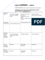 Instructions: Complete The Following Chart. You May Choose To Take Point Form Notes