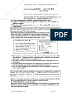 Midterm Exam CHP Gen N 210 F 2008b Solution