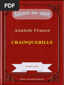 Crainquebille, Ke Anatole France