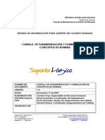 Cartilla de Parametrización y Formulación de Conceptos de Nomina