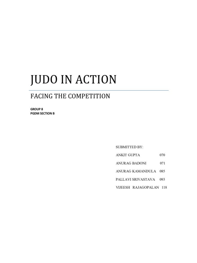 Judo Strategy | PDF