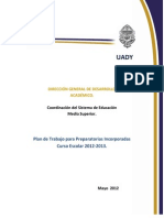 PLAN de TRABAJO 2012-2013.preparatorias Incorporadas.