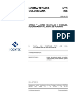 NTC236 Indice Peroxidos