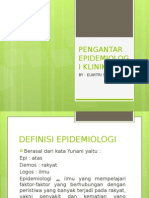 Pengantar Epidemiologi Klinik