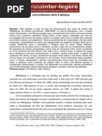 Levi-Strauss. Mito e Música