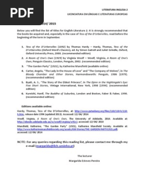 Reading List