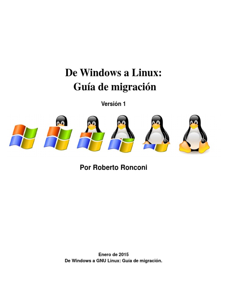 De Windows A Linux | PDF | Distribución de Linux | Microsoft Windows