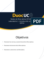 Lab1 - Introducción y Selección de Cables de Fibra Óptica