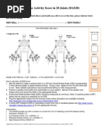 DAPSA Score Calculation for Psoriatic Arthritis | PDF | Self ...