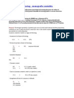 Monografie Contabila - Factoring