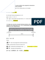 Exercícios Edificações