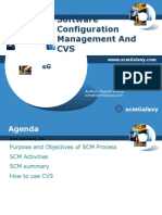 Software Configuration Management and CVS