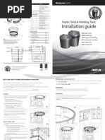 Blackwater Septic Tank Instruction Booklet