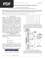 Design of FIR Filter Using Distributed Arithmetic Architecture