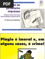 O texto jornalístico