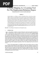 Concept Mapping As A Learning Tool For The Employment Relations Degree