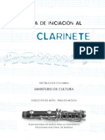 Guía de Iniciación Al Clarinete