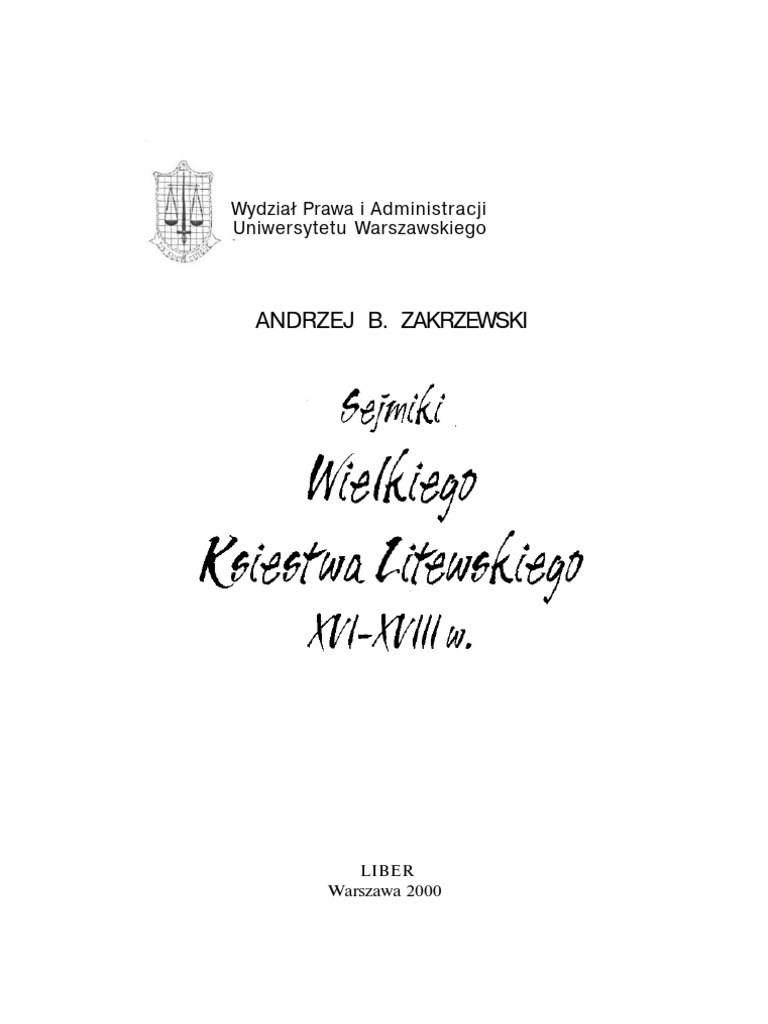 Ocen Ustroj Polityczny Rzeczypospolitej W Xvi Xviii Wady I Zalety