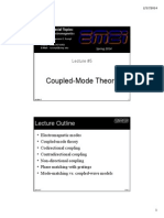 Lecture 5 - Coupled-Mode Theory