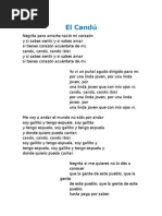 Letra de la Canción 