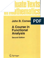John B. Conway a Course in Functional Analysis 1997